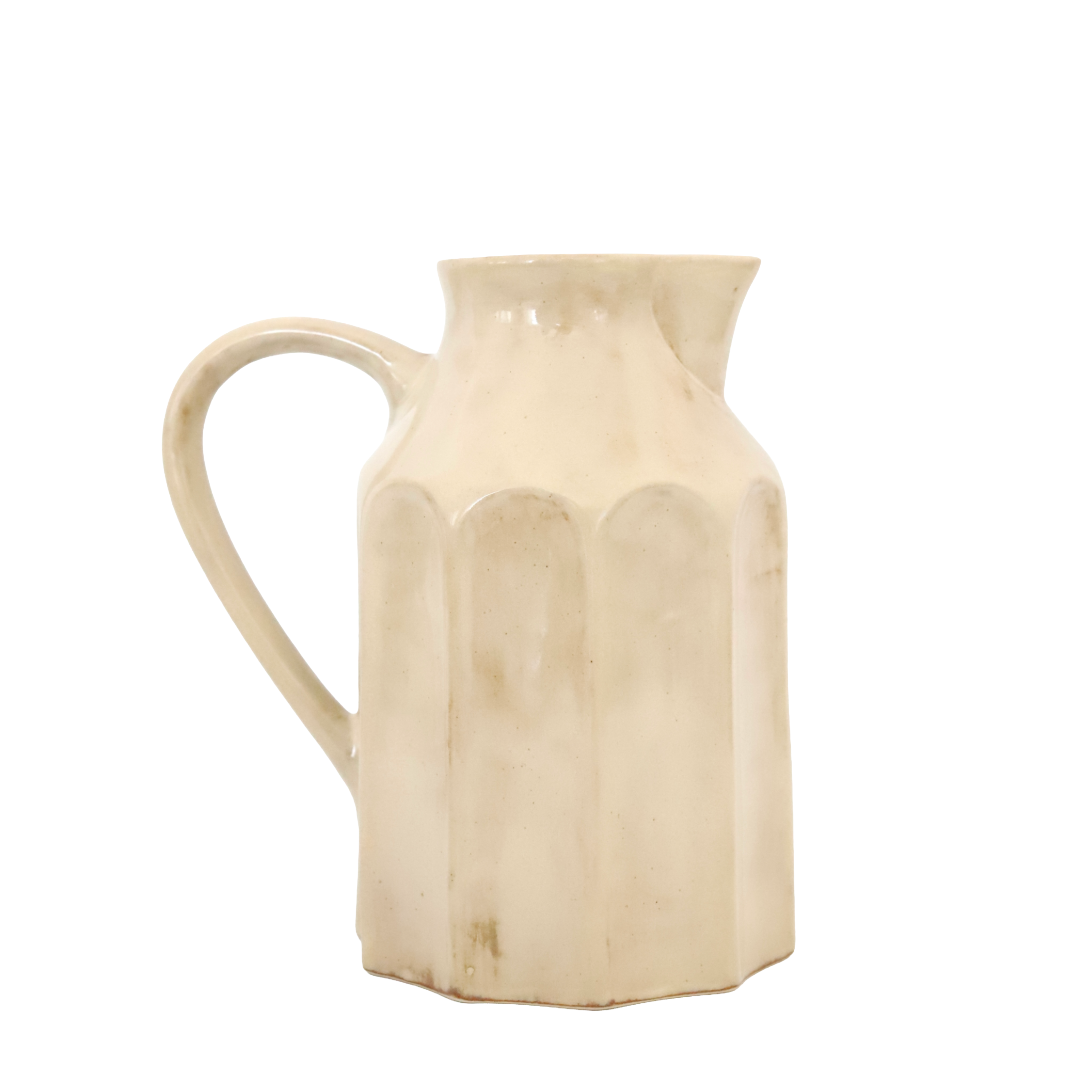 Hera Beige Sürahi/Vazo