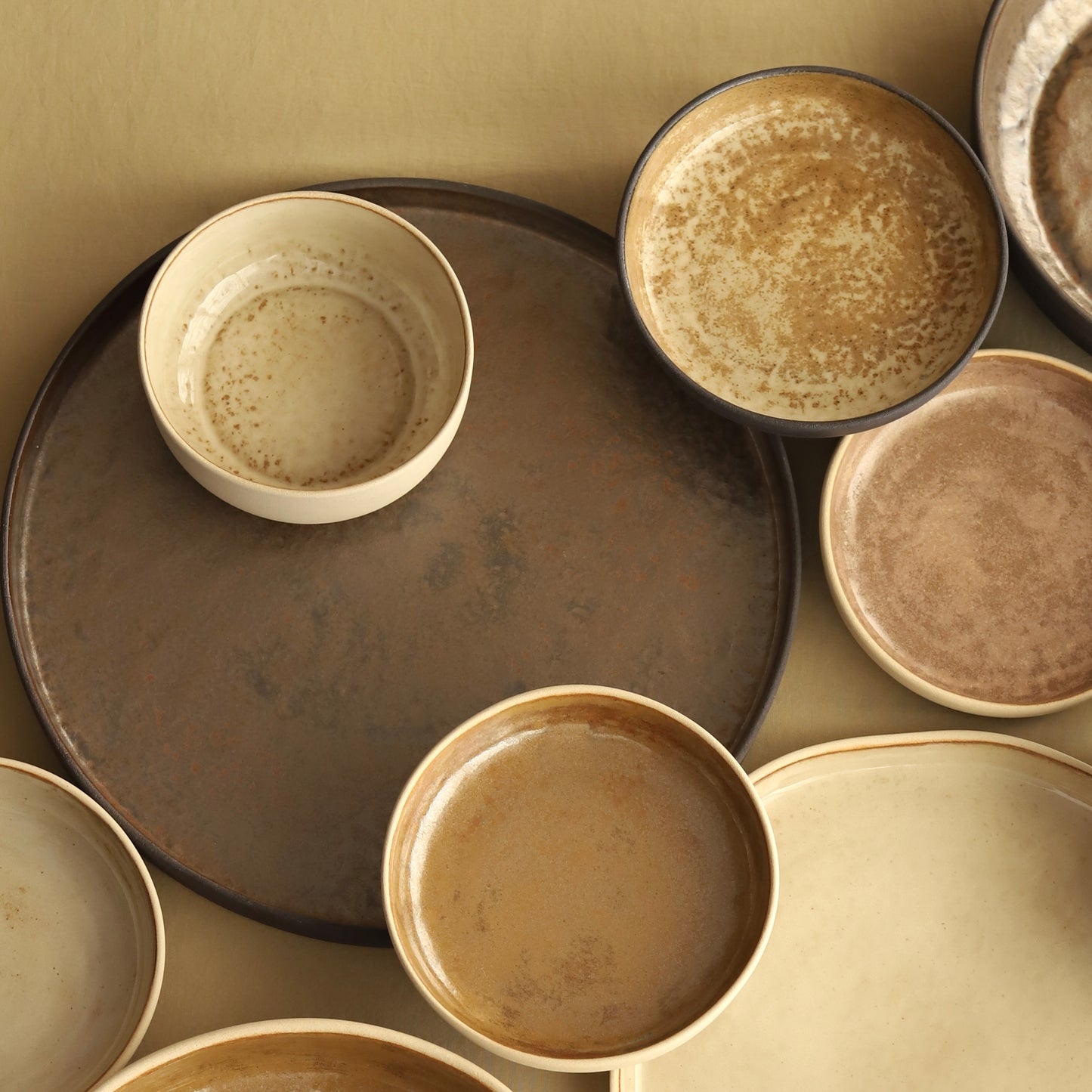 Hera Beige Mini Çerezlik