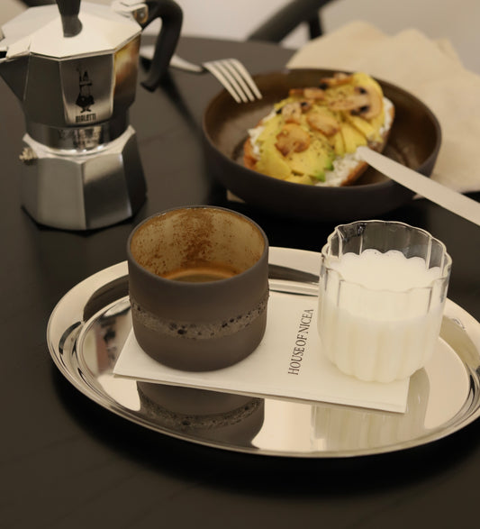 Gaia Black Mug