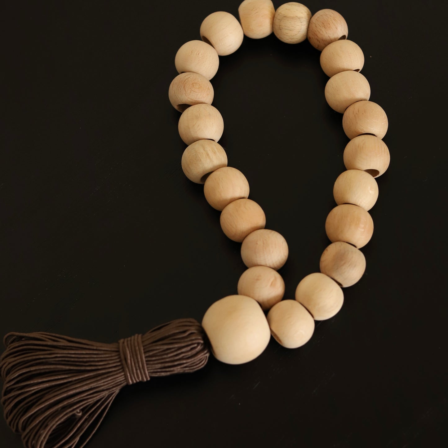 Brown Ahşap Dekoratif Tesbih