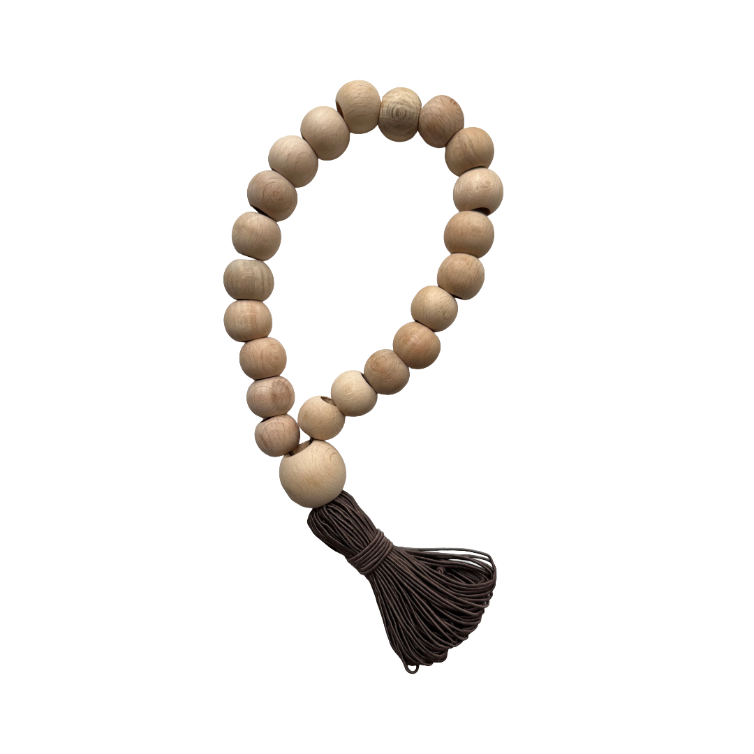 Brown Ahşap Dekoratif Tesbih