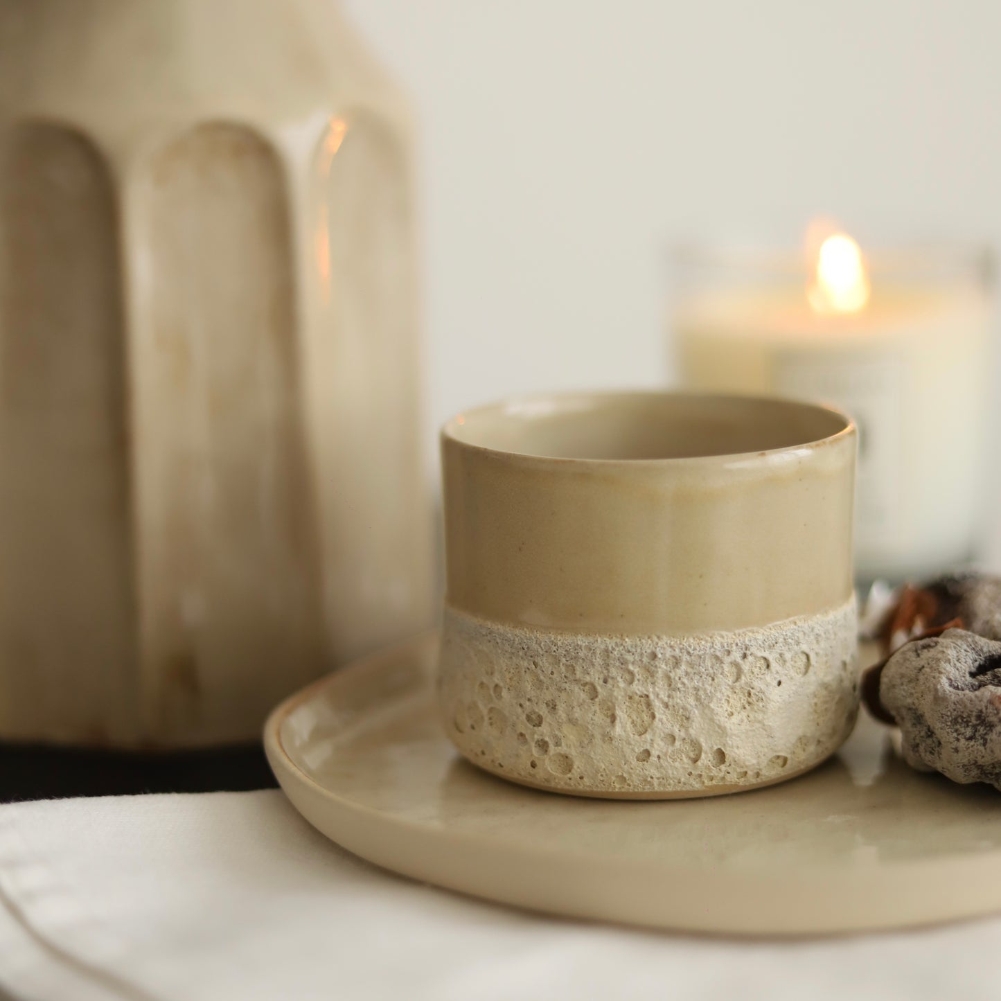 Hera Beige Light Mug